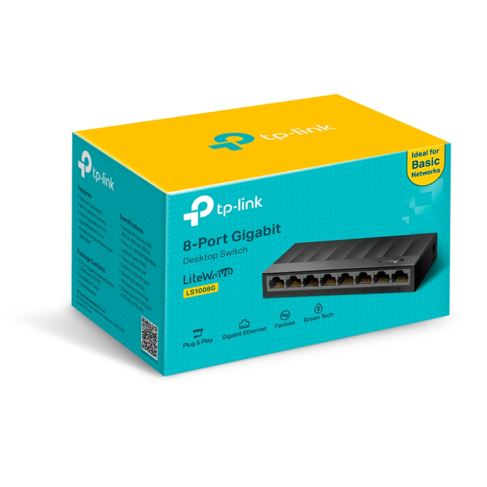 TP-LINK LS1008G 8 port Gigabit mrežno stikalo / switch - slika 3