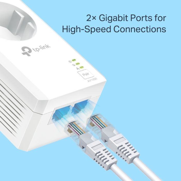 TP-LINK TL-PA7027P KIT AV1000 2xGigabit powerline adapter - slika 3