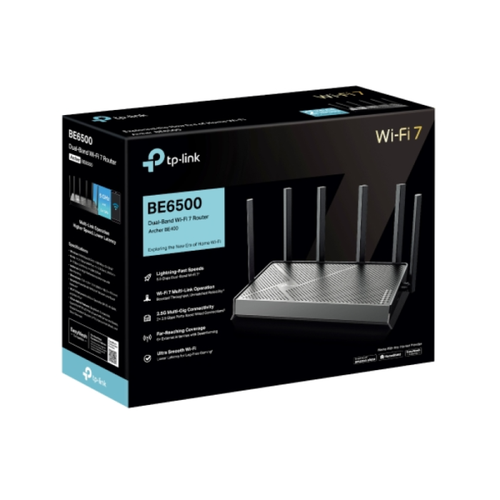 TP-LINK BE6500 Dual-Band Wi-Fi 7 5764+688 Mbps usmerjevalnik, 2.5 Gbps LAN, USB 3.0 - slika 4