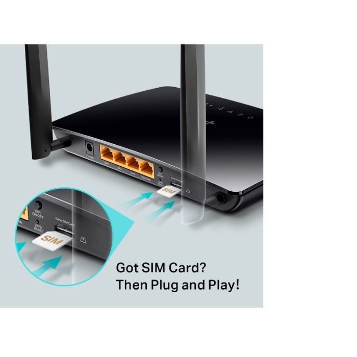 TP-LINK Archer MR400 AC1200 brezžični Dual Band 4G LTE usmerjevalnik, SIM - slika 4