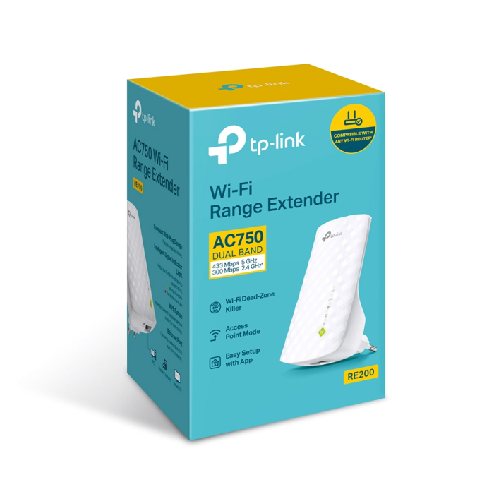TP-LINK RE200 750Mbps WiFi Range Extender - slika 4