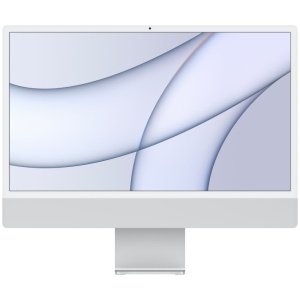 Apple M1 - 8 Core CPU / 7 Core GPU, 4C+4c/8T, 16MB Cache, 16 Core Neural Engine / Max. Speed 3,2 GHz, 16 GB Unified, Onboard RAM, ni nadgradljivo, 256 GB ONBOARD, 60,96 cm (24"), Sijajni (BrightView, gloss), 4.5K Retina / 4480 x 2520, Apple M1, USB-C, Thunderbolt, bluetooth, macOS 26.2 Tahoe, Več manjših napak na ohišju (preverite slike)