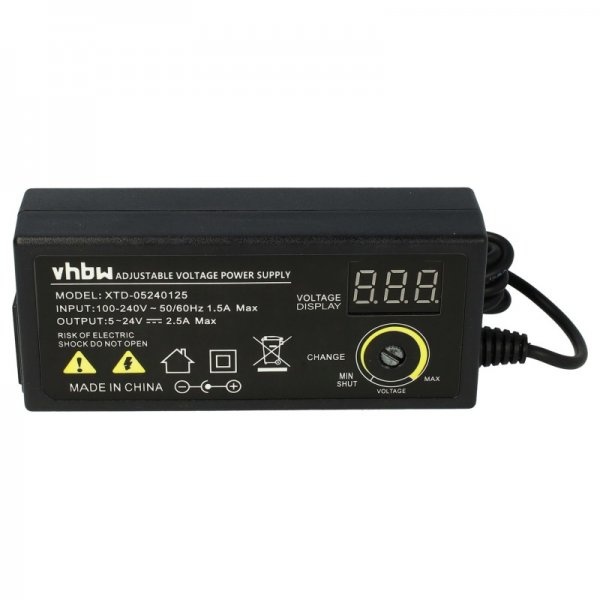 Polnilec za prenosnike, univerzalni, 60W / 5V-24V - slika 4