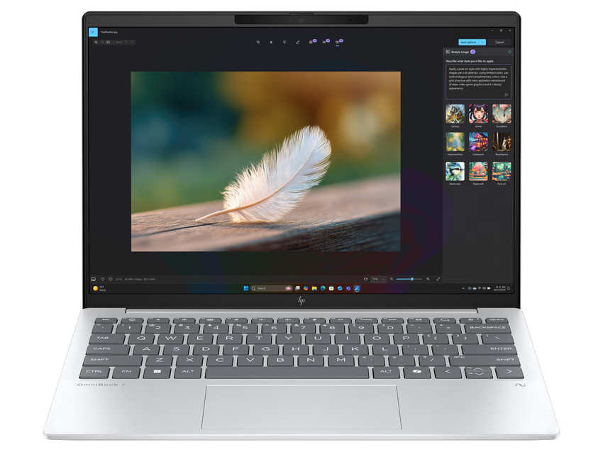 AMD Ryzen 5 340 (2,0 GHz),16 GB LPDDR5x-7500, 33,8 cm (13,3") WUXGA (1920x1200) IPS UWVA AG LED, SSD 512 GB PCIe NVMe, AMD Radeon 840M Graphics (IGP), HDMI 2.1, 2x USB-C 3.2 Gen2 (DisplayPort - 10Gbps), 1x USB-A 3.2 Gen2 (10Gbps), 1x USB-A 3.2 Gen1 (5Gbps), Wi-Fi 6E MT7922 (2x2), Bluetooth 5.3, Backlit Kbd., Webcam, Microsoft Windows 11 Home (64-bit)