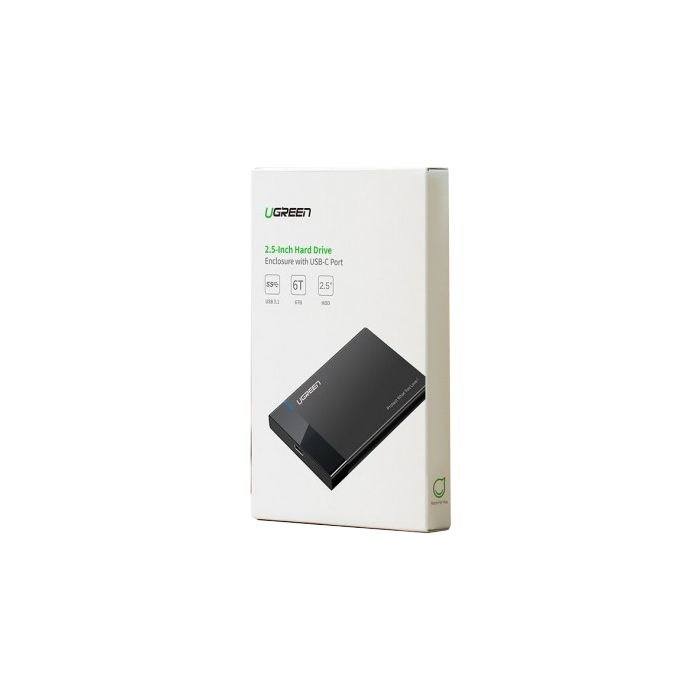 Ugreen 2.5 HDD ohišje USB-C vhod črno - box - slika 2