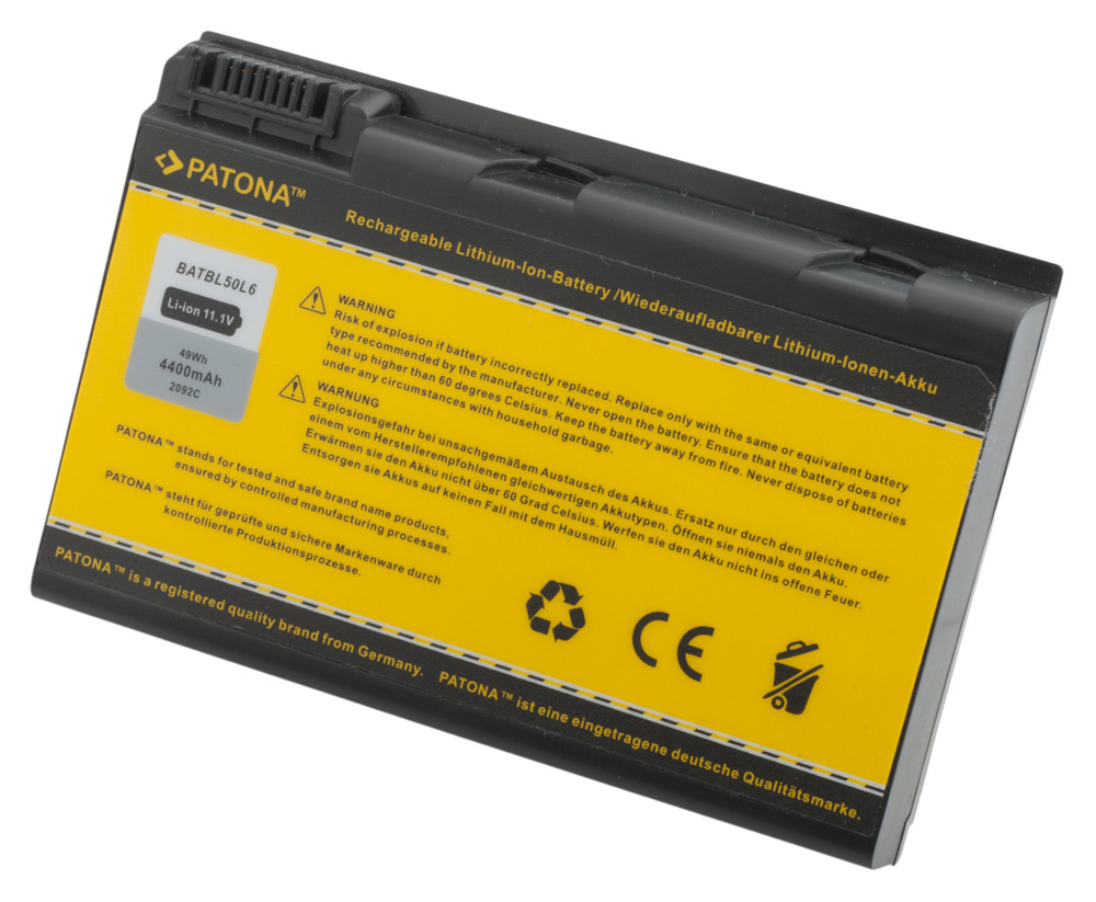 Baterija za Acer Aspire 3100 / 5100 / 5110 / 9110 / 9120, 11.1 V, 4400 mAh - slika 2