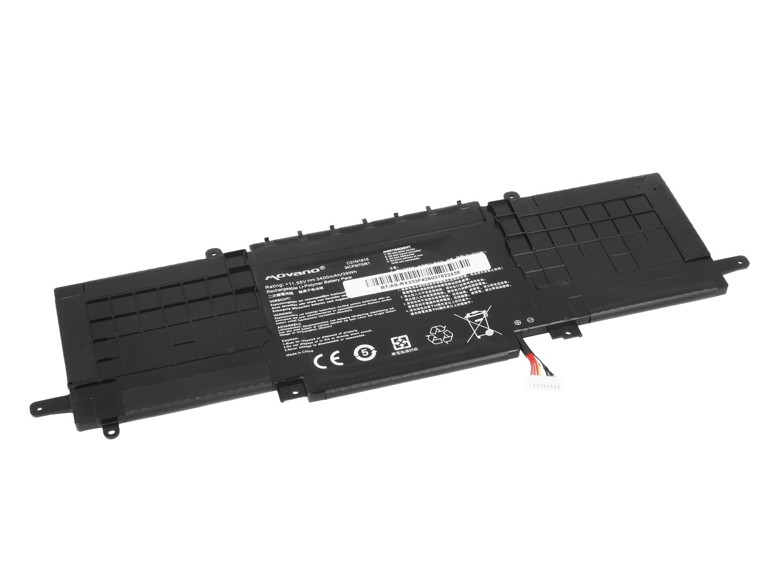 Baterija za Asus Zenbook RX333F / UX333F, C31N1815, 3400 mAh - slika 3