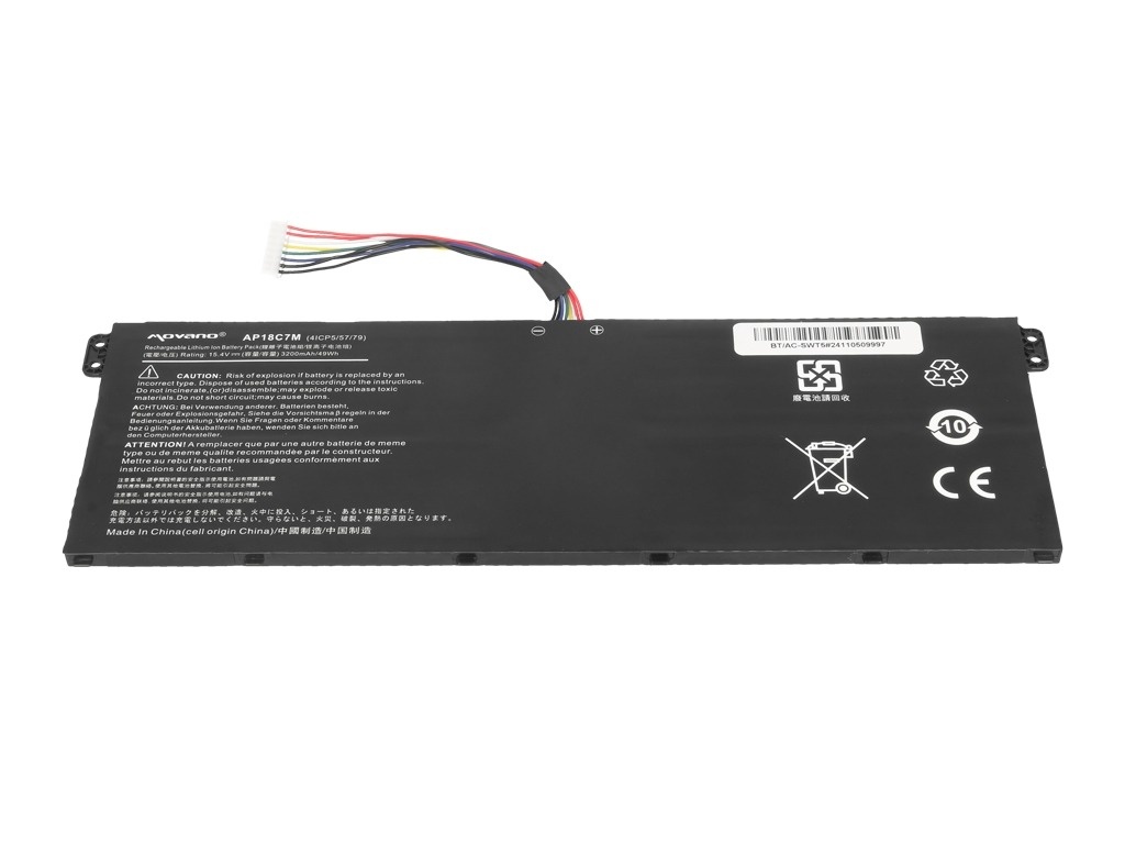 Baterija za Acer Swift 5 SF514-54GT-595G, 3200 mAh - slika 3