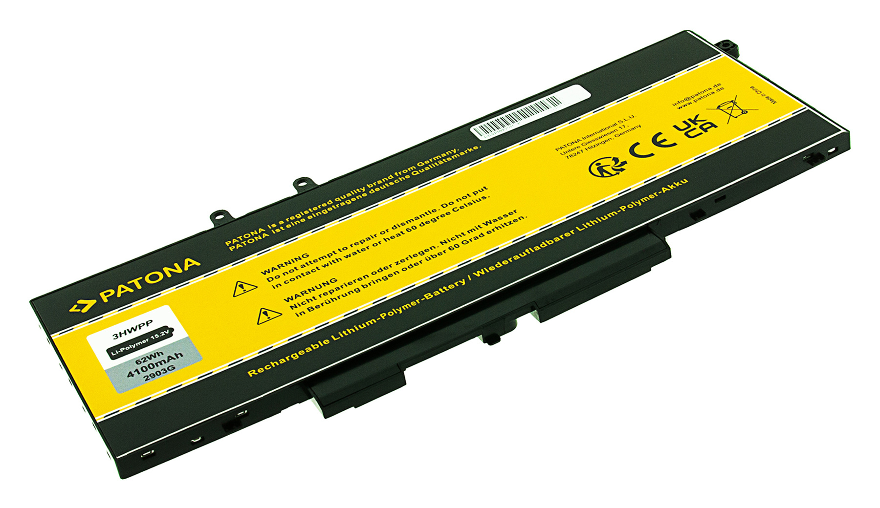 Baterija za Dell Latitude 14 5410 / Latitude 15 5510, 4100 mAh - slika 3
