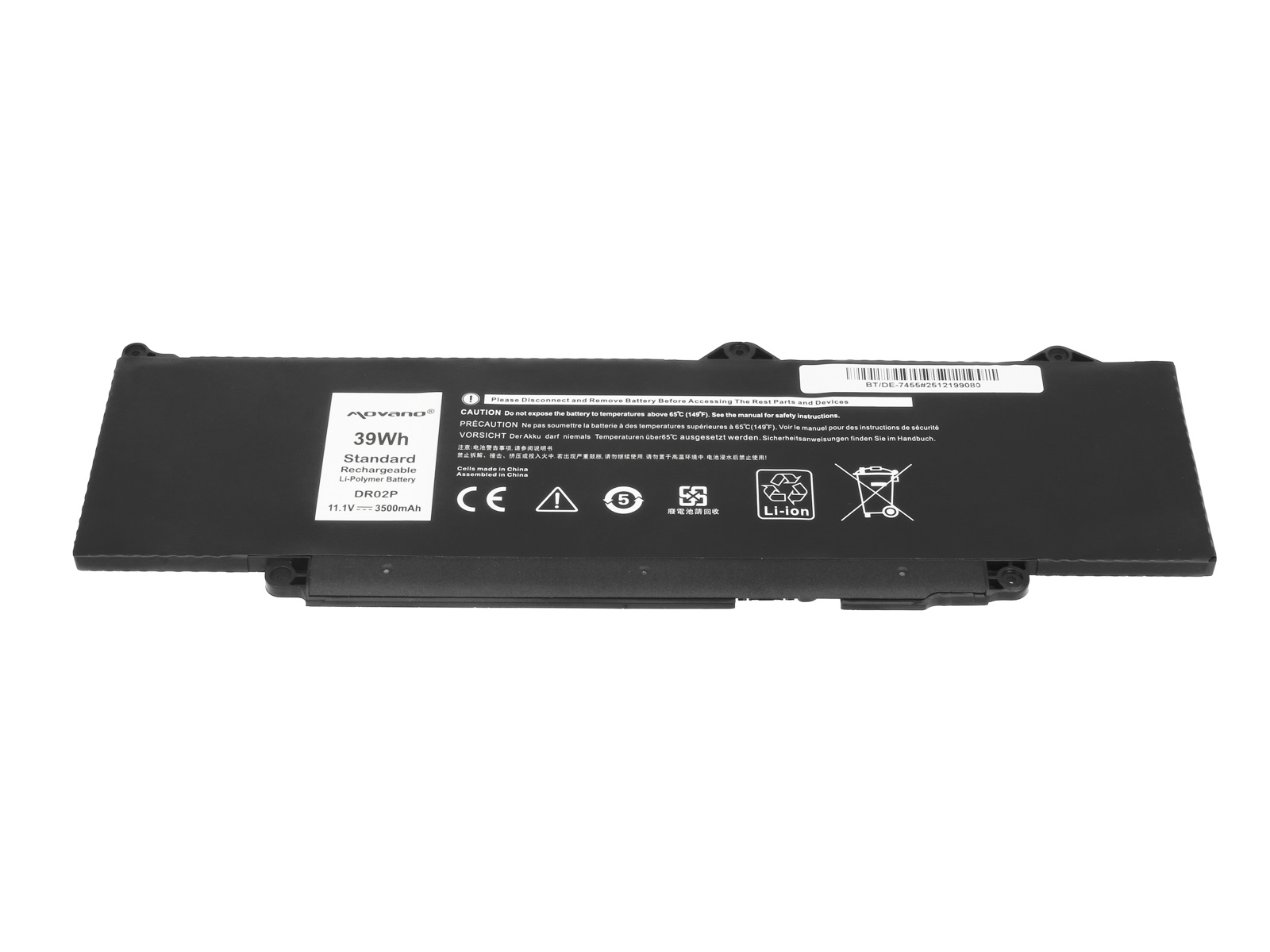 Baterija za Dell Latitude 14 5450 / Latitude 15 5550, 3500 mAh - slika 3