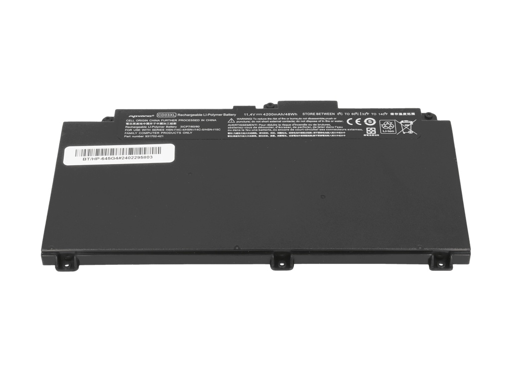 Baterija za HP Probook 640 G4 / 640 G5 / 645 G4 / 650 G4 / 650 G5, CD03XL, 4200 mAh - slika 3