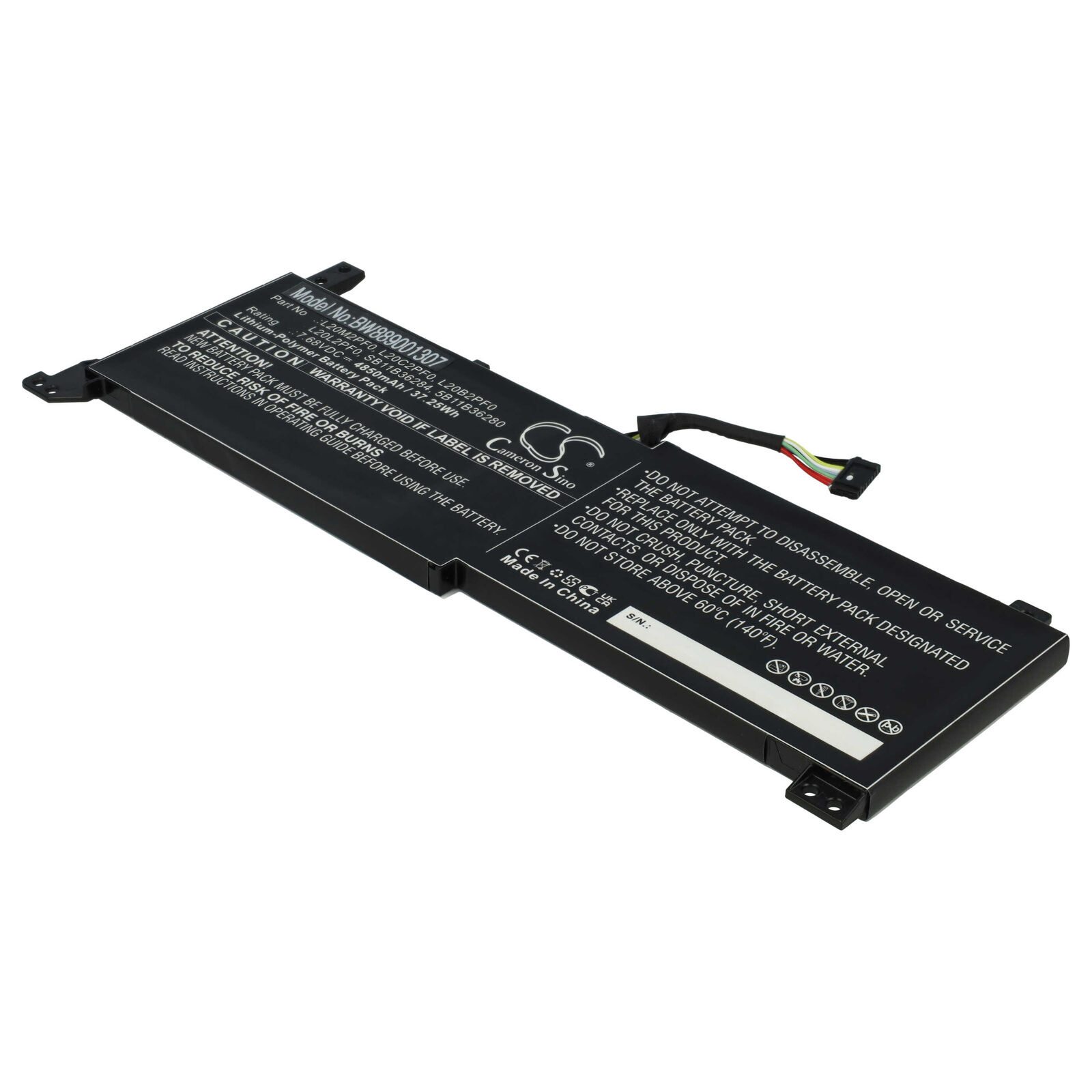 Baterija za Lenovo IdeaPad 3-14ALC6 / IdeaPad 3-15ALC6, 4850 mAh - slika 4