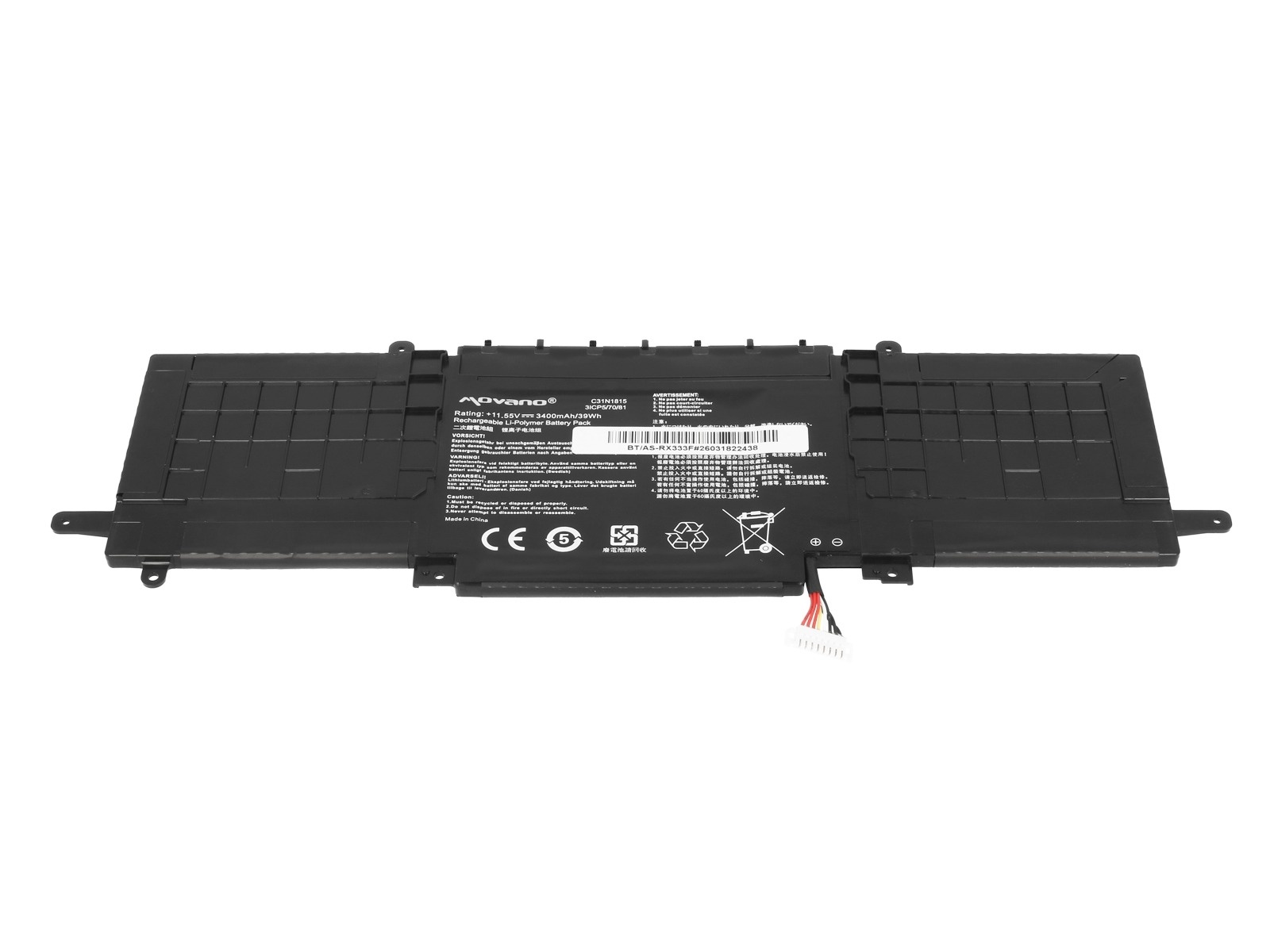 Baterija za Asus Zenbook RX333F / UX333F, C31N1815, 3400 mAh - slika 4