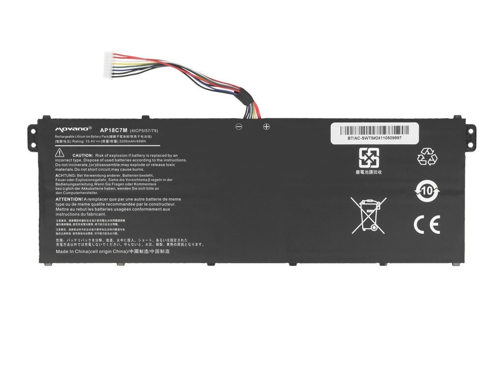 Baterija za Acer Swift 5 SF514-54GT-595G, 3200 mAh - slika 5