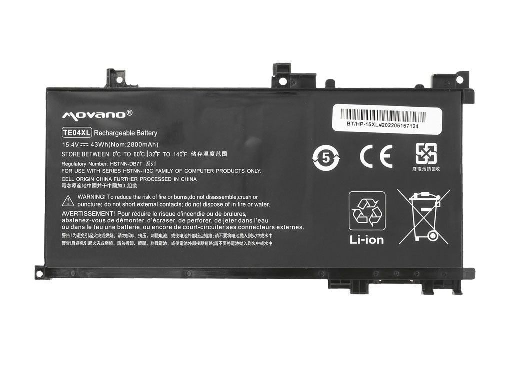 Baterija za HP Omen 15-AX / Pavilion 15-BC, TE04XL, 2800 mAh - slika 5
