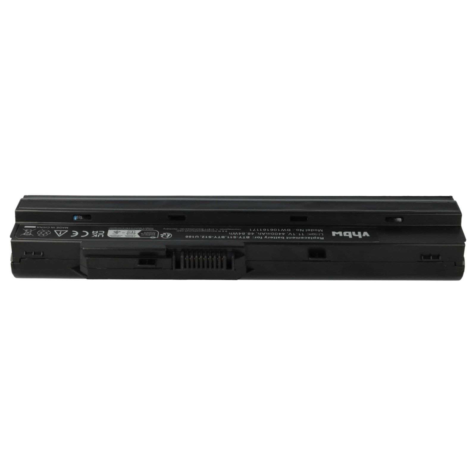 Baterija za Medion Akoya E1210 / MSI Wind U100 / LG X110, črna, 4400 mAh - slika 5