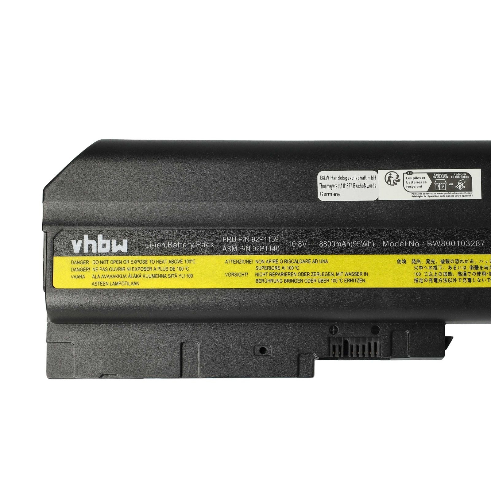 Baterija za Lenovo ThinkPad SL500 / R60 / T60, 8800 mAh - slika 6