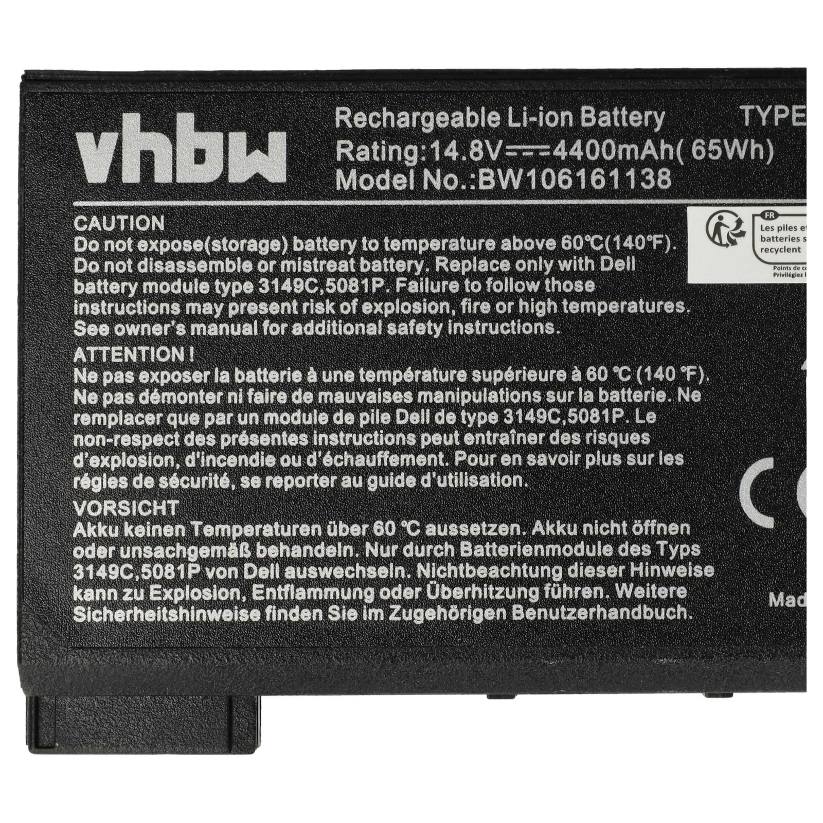 Baterija za Dell Inspiron 2100 / 4000 / 8000, 4400 mAh - slika 6