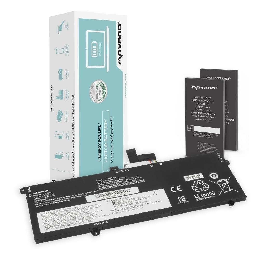 Baterija za Lenovo Thinkpad X13 Gen 1 / X390 / X395, 4220 mAh - slika 6