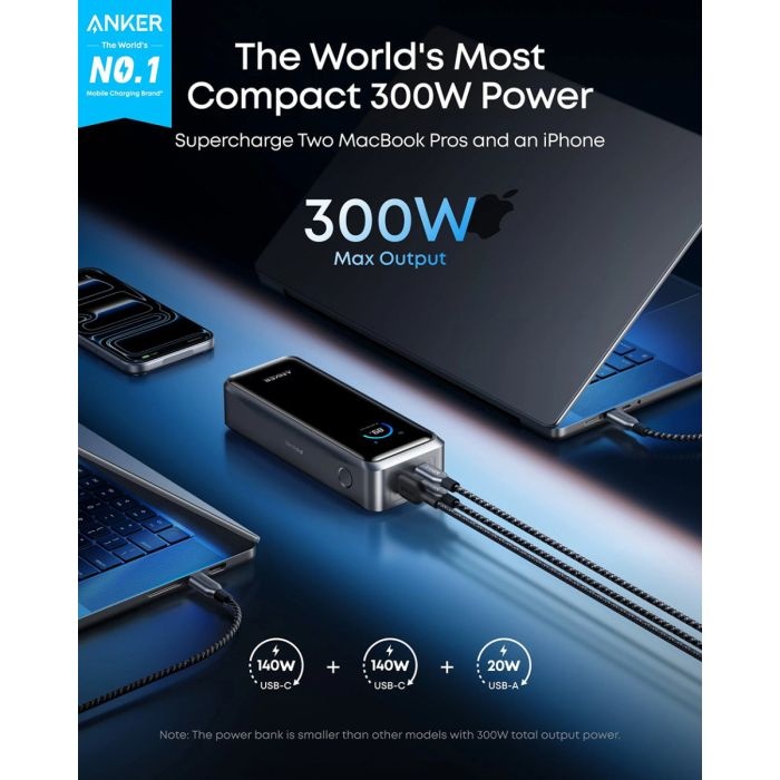 300W