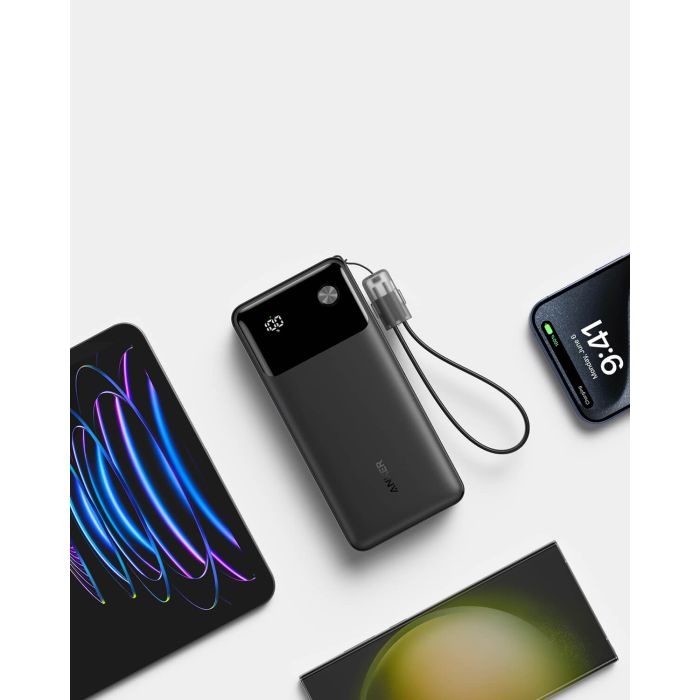 Anker Powerbank 20000 mAh, 30W s priloženim USB-C kablom, črn - slika 4