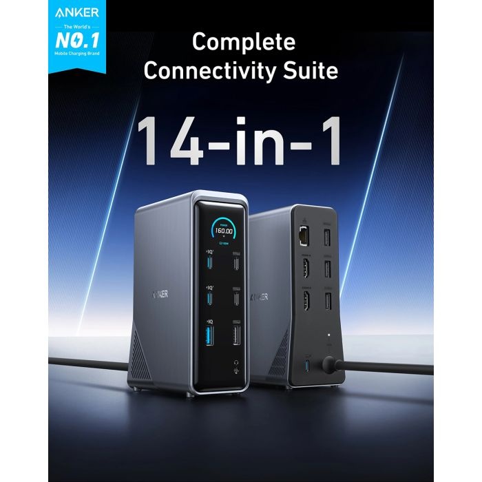 Anker Prime 160W polnilna polnilna postaja 14v1 - slika 2
