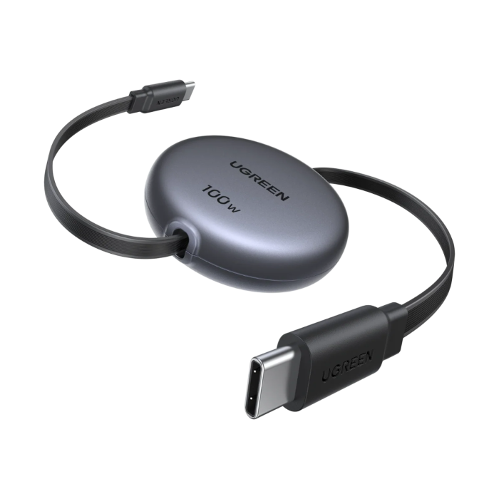 Ugreen USB-C na USB-C izvlečni polnilni kabel 100W, 1M - slika 4