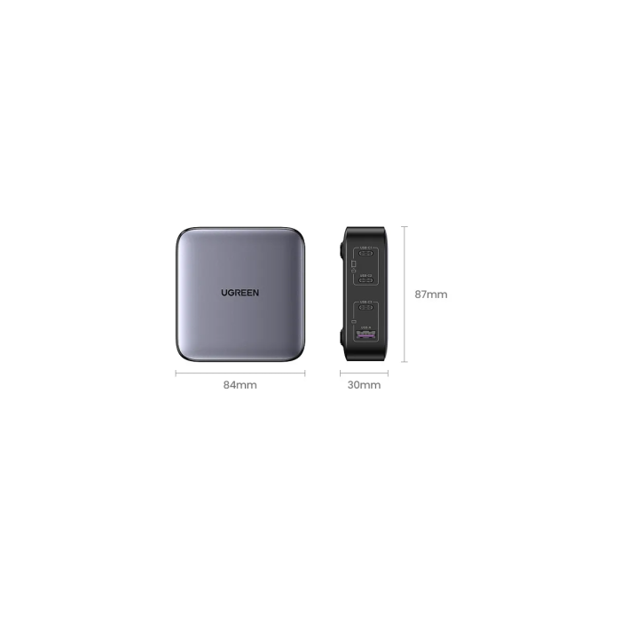 Ugreen Nexode 100W GaN USB-C polnilnik - slika 4