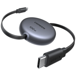 Ugreen USB-C na USB-C izvlečni polnilni kabel 100W