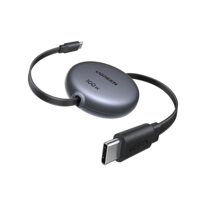 Ugreen USB-C na USB-C izvlečni polnilni kabel 100W