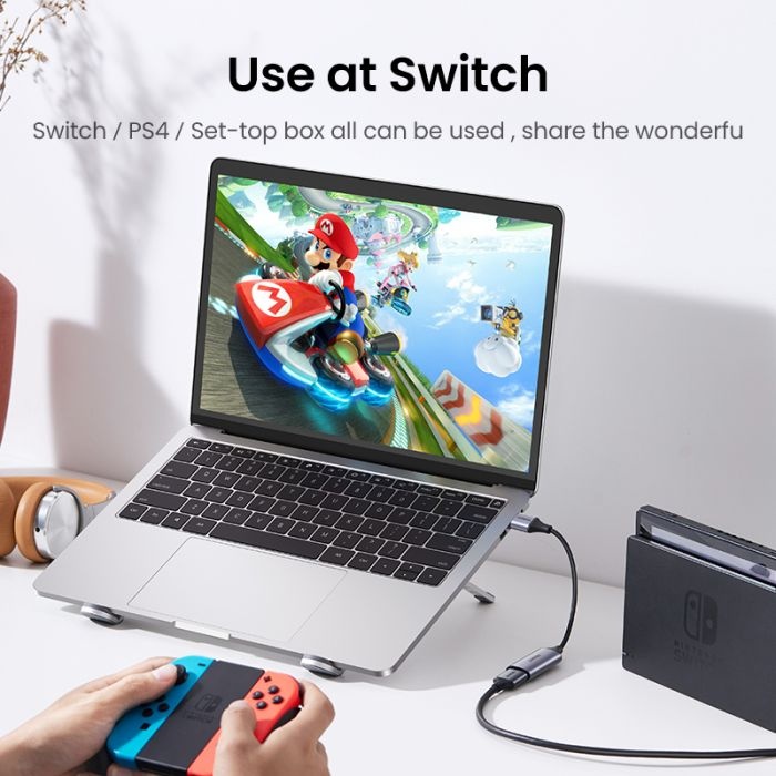 Ugreen USB adapter za zajem slike HDMI 4K na USB-C/A 1080p - box - slika 4