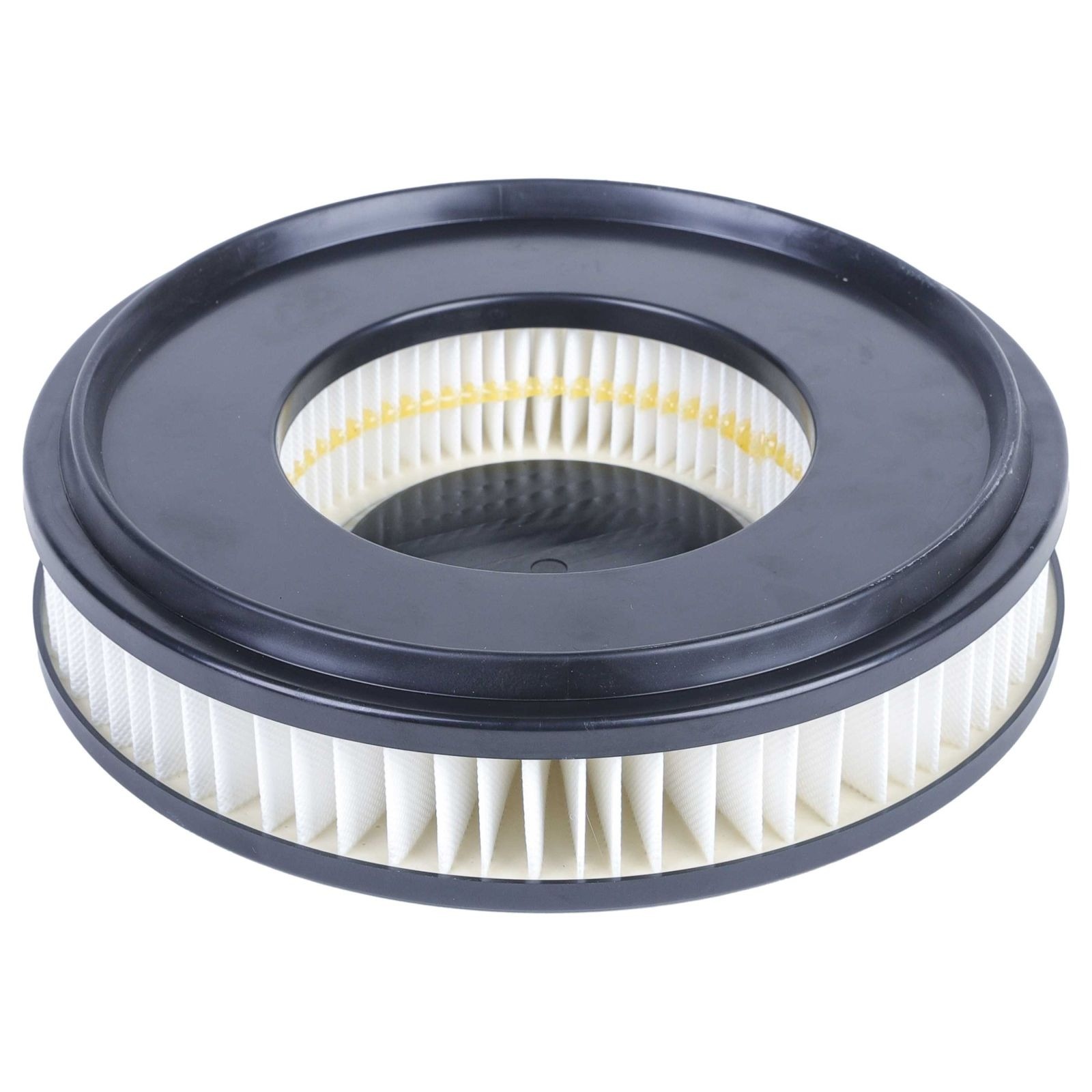 Okrogli HEPA filter za sesalnike Nilfisk. Dimenzije: višina 5,5 cm, premer 11,5 cm - 22,5 cm.Vsebina kompleta:1 x HEPA filterOriginalne oznake:107407297107409006Primerno za:Nilfisk:MAXXI II 35 WD, Saltix, VL500-35 BDF, VL500-35 EDF, VL 500 35LLastnosti:Proizvajalec: VHBW