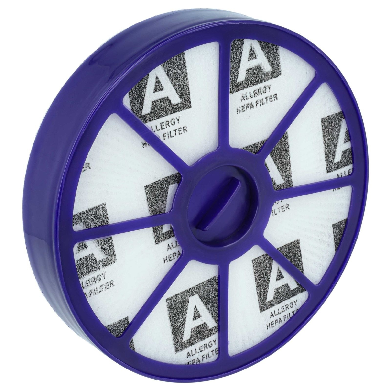 Nadomestni HEPA protialergijski filter za robotske sesalnike Dyson.Vsebina kompleta:1 x HEPA filterOriginalne oznake:900228-01Primerno za:Dyson: DC04, DC05, DC08, DC19, DC20, DC21, DC29Lastnosti:Proizvajalec: VHBWBarva: vijolična