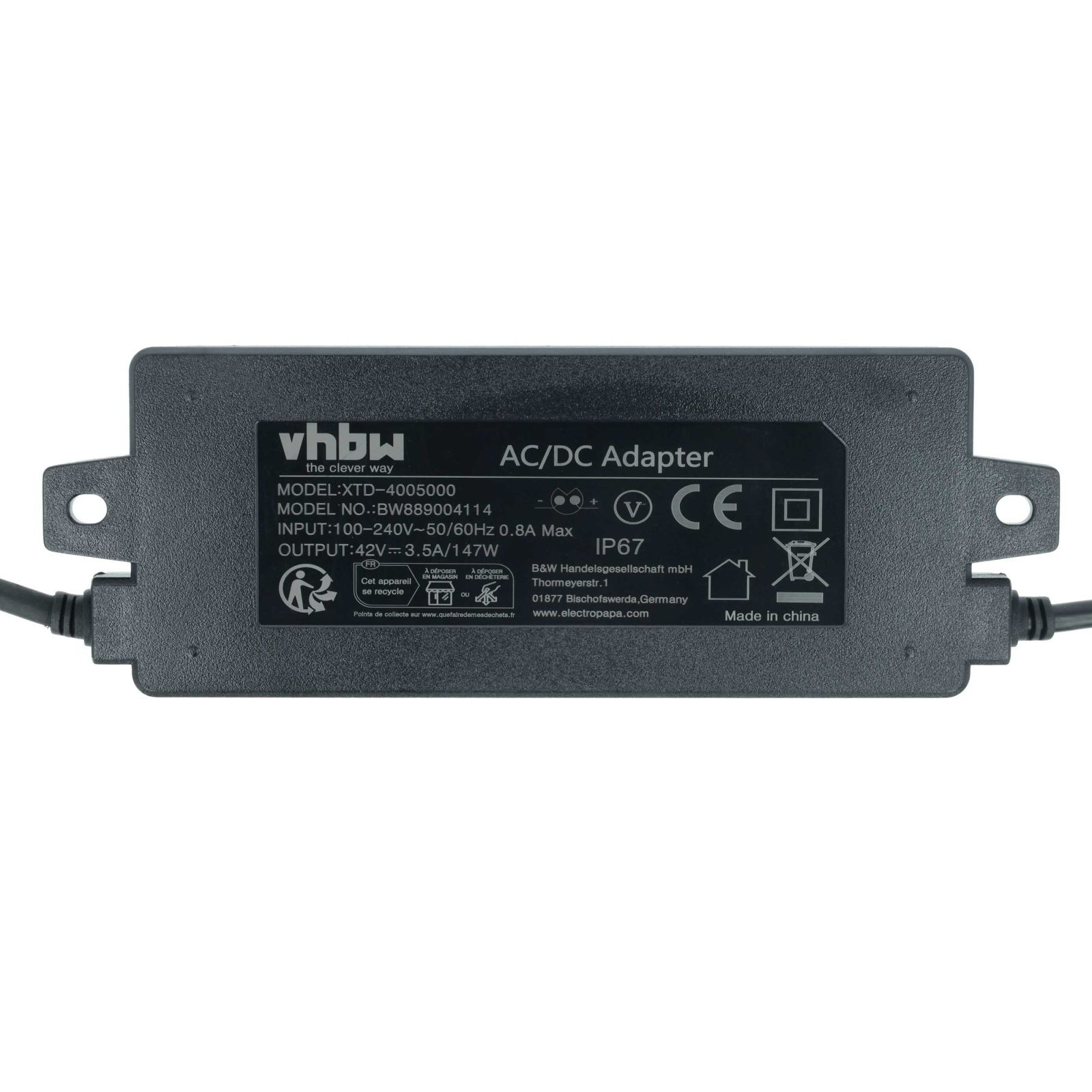 Polnilec za robotske kosilnice Bosch Indego 3 600 HA2 / Indego 10C / Indego 800, 147W / 42V / 3.5A - slika 4