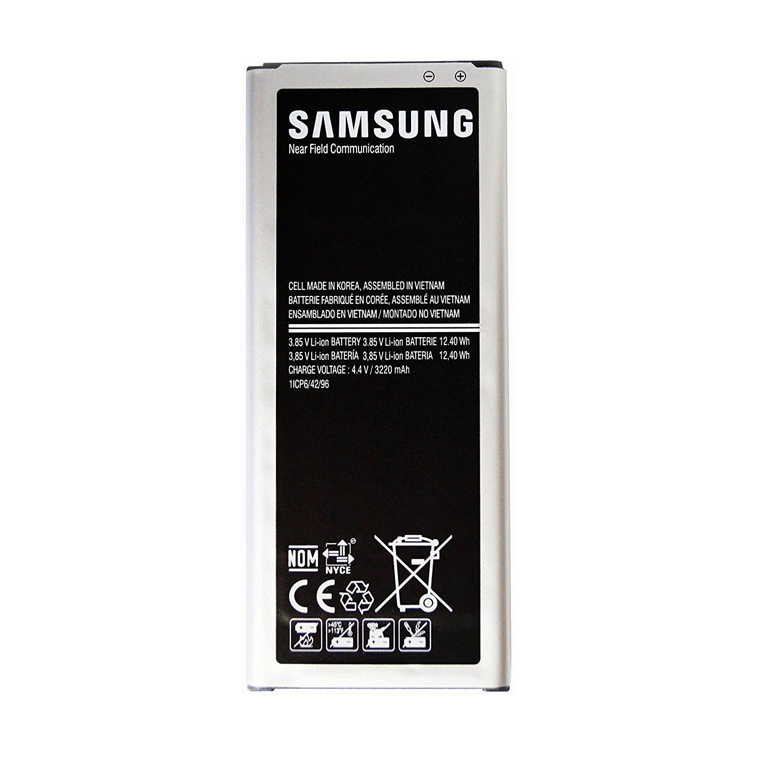 Baterija za Samsung Galaxy Note 4, EB-BN910BBE, originalna, 3220 mAh - slika 2