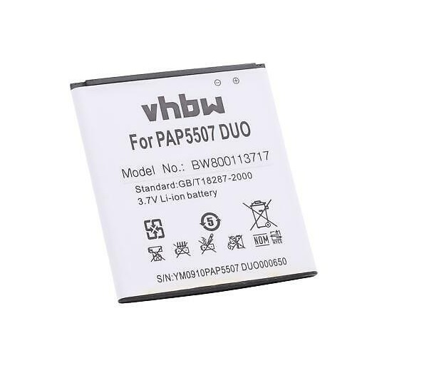 Baterija za Prestigio MultiPhone 5507 Duo, 2000 mAh - slika 2