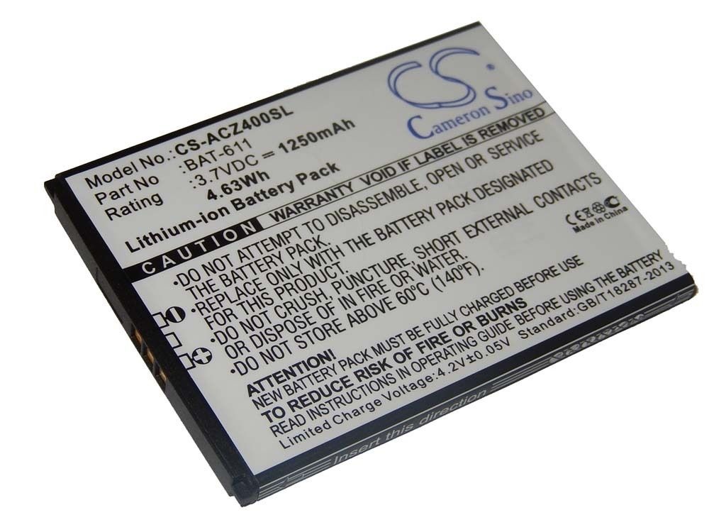 Baterija za Acer Liquid Z4 / Z140 / Z160, 1250 mAh - slika 2