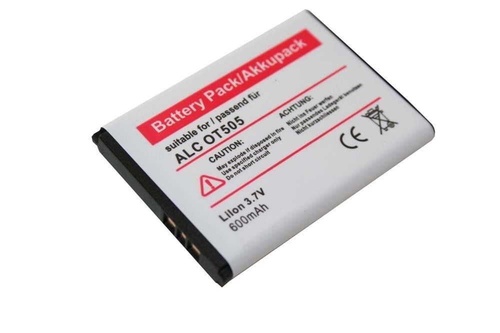 Baterija za Alcatel OT-280 / OT-363 / OT-505 / OT-708, 600 mAh - slika 2