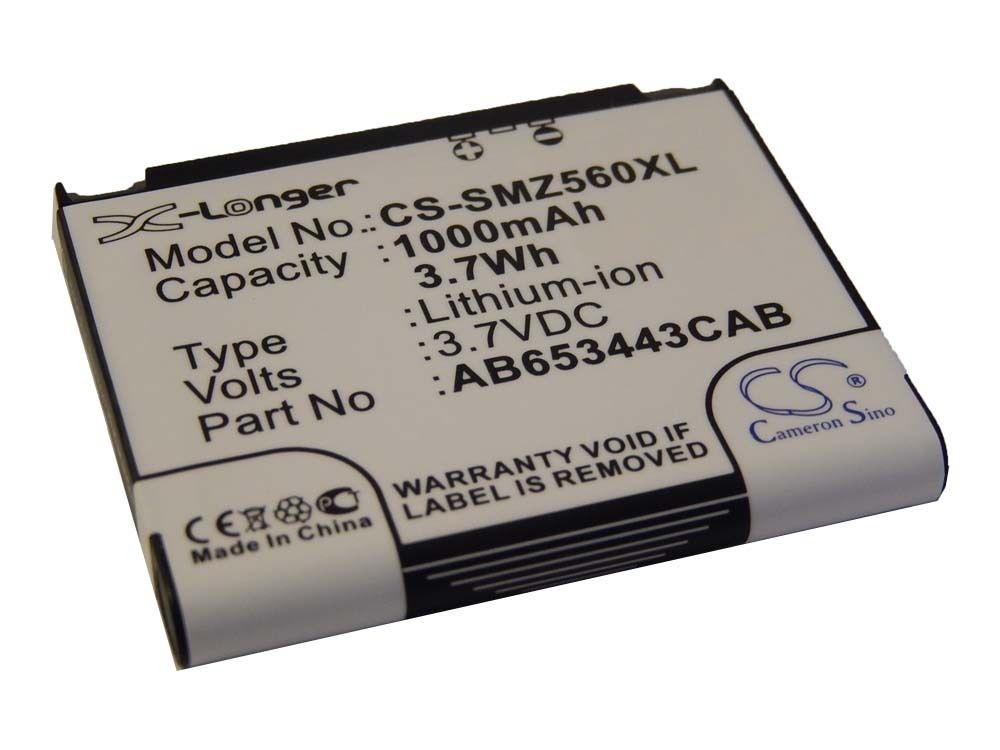 Baterija za Samsung SGH-A700 / SGH-M810 / SGH-Z560, 1000 mAh - slika 2
