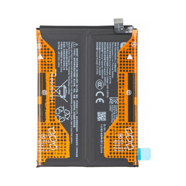 Baterija za Xiaomi Redmi Note 14 4G, BR50, originalna, 5500 mAh - slika 2