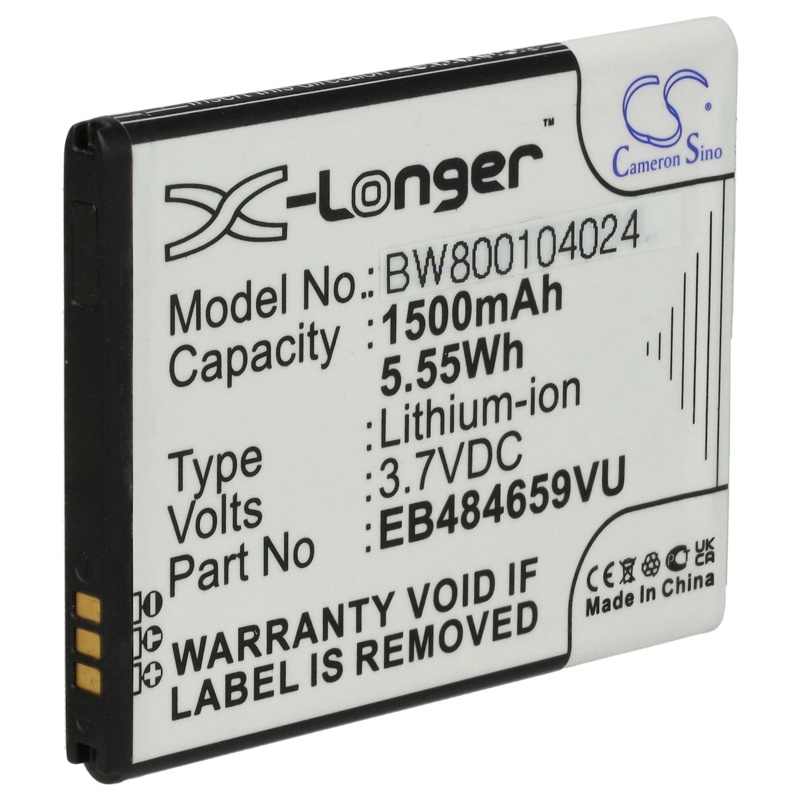 Baterija za Samsung Galaxy W / GT-I8150 / GT-S5820, 1500 mAh - slika 2