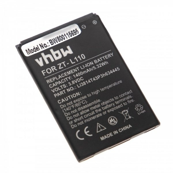 Baterija za ZTE Blade L110, 1400 mAh - slika 2