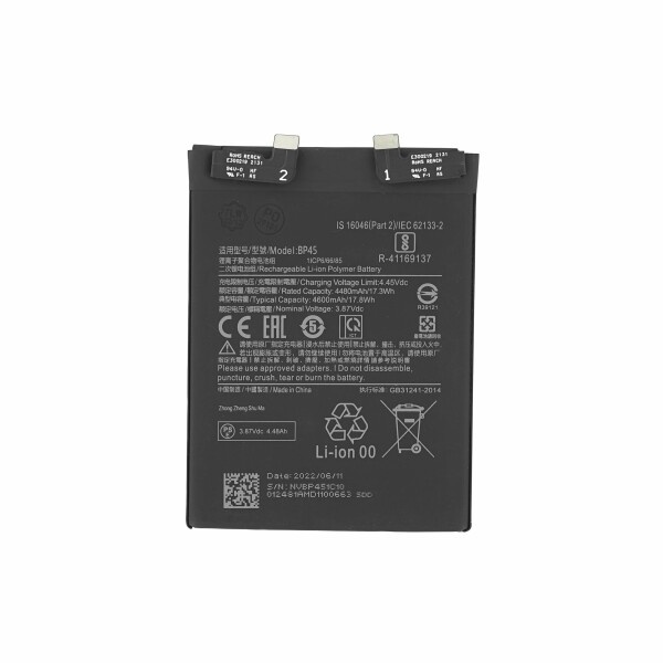 Baterija za Xiaomi 12 Pro / 12S Pro, BP45, 4600 mAh - slika 2