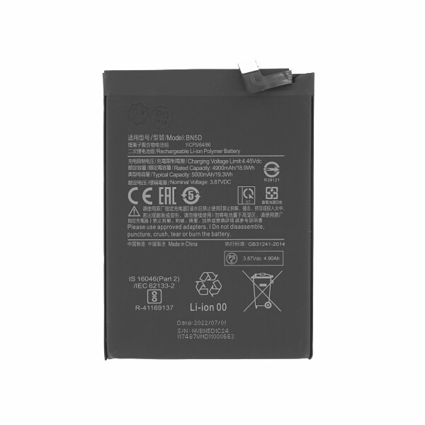 Baterija za Xiaomi Redmi Note 11 / Poco M4 Pro 4G, BN5D, 5000 mAh - slika 2