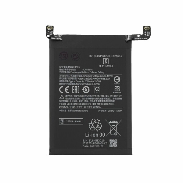 Baterija za Xiaomi Redmi Note 11 Pro 5G / Poco X4 Pro, BN5E, 5000 mAh - slika 2