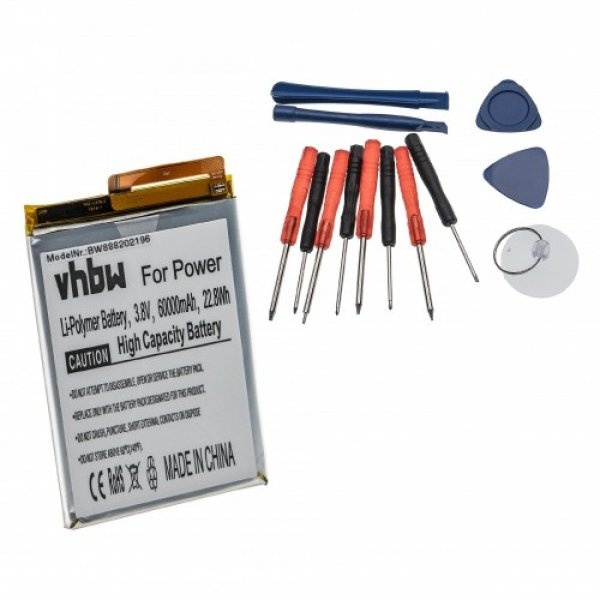 Baterija za Cubot Power, vključeno orodje, 6000 mAh - slika 2