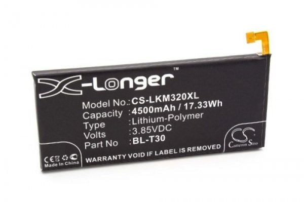 Baterija za LG K10 Power / Fiesta / X Power 2, 4500 mAh - slika 2