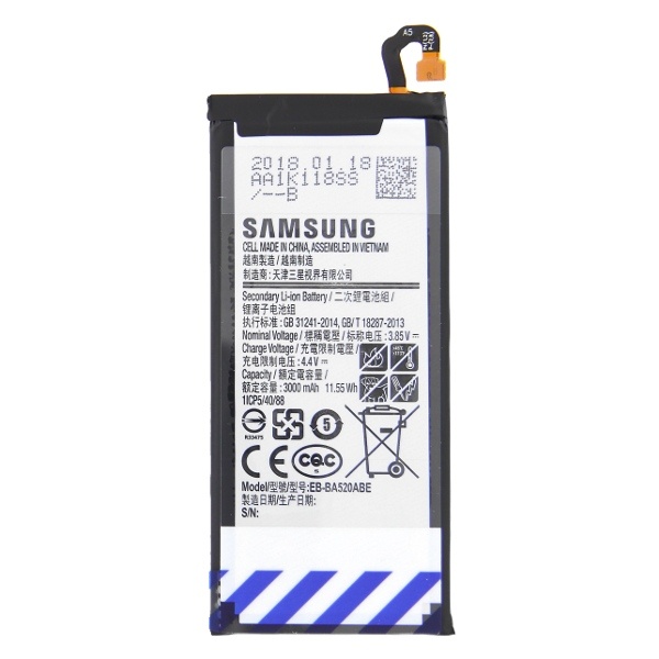 Baterija za Samsung Galaxy A5 (2017) / SM-A520, originalna, 3000 mAh - slika 2