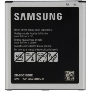 <b>Opis:</b><br><ul><li><b>Originalna baterija proizvajalca Samsung</b><br></li><li>Najsodobnejša tehnologija omogoča veliko ciklov polnjenja in praznjenja<br></li><li>Li-Ion celice so prijazne okolju, obenem pa zagotavljajo delovanje brez spominskega učinka<br></li><li>Termično stikalo ščiti baterijske celice pred pregrevanjem, prenapolnitvijo in kratkim stikom<br></li><li>Visoka kapaciteta baterije, podaljšan čas delovanja pri mirovanju naprave, zelo počasno samopraznjenje<br></li><li>Baterijo polnimo z originalnim ali nadomestnim polnilcem<br></li><li>Certifikati CE in ROHS</li><li>Bulk pakiranje<br></li></ul><br><br><p><b>Originalne oznake:</b></p><ul><li>EB-BG531BBE</li></ul><br><br><p><b>Primerno za:</b></p><p>Samsung:</p><ul><li>Galaxy J5, Galaxy J3 (2016), SM-J500FN Galaxy J5, SM-J500F, SM-J500G, SM-J500Y, SM-J500N, SM-J500M, SM-G530F, SM-J320F, SM-G531F Galaxy Grand Prime 4G, SM-G531F Value Edition, SM-J320FN Galaxy J3 (2016), SM-J500F Galaxy J5, SM-J320F Galaxy J3 Duos (2016),SM-J320F (2016)</li></ul><br><b>Lastnosti:</b><ul><li>Proizvajalec: Samsung</li><li>Vrsta: Li-Ion</li><li>Napetost: 3,8 V</li><li>Kapaciteta: 2.600 mAh (9,88 Wh)</li></ul><br>
