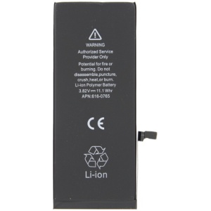 <b>Opis:</b><br><ul><li><b>OEM nadomestna baterija za naprave Apple</b><br></li><li>Najsodobnejša tehnologija omogoča veliko ciklov polnjenja in praznjenja<br></li><li>Li-Ion celice so prijazne okolju, obenem pa zagotavljajo delovanje brez spominskega učinka<br></li><li>Termično stikalo ščiti baterijske celice pred pregrevanjem, prenapolnitvijo in kratkim stikom<br></li><li>Visoka kapaciteta baterije, podaljšan čas delovanja pri mirovanju naprave, zelo počasno samopraznjenje<br></li><li>Baterijo polnimo z originalnim ali nadomestnim polnilcem<br></li><li>Certifikati CE in ROHS</li><li>Bulk pakiranje<br></li></ul><br><br><p><b>Originalne oznake:</b></p><ul><li>616-0765<br></li><li>616-0770</li><li>616-0772</li><li>616-0809</li></ul><br><b>Primerno za:</b><br><p>Apple:</p><ul><li>iPhone 6 Plus, iPhone 6 5.5, A1522, A1524, A1593</li></ul><br><b>Lastnosti:</b><ul><li>Proizvajalec: OEM</li><li>Vrsta: Li-Polymer</li><li>Napetost: 3,82 V</li><li>Kapaciteta: 2.915 mAh (11,1 Wh)</li></ul><br>